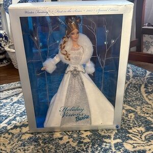 Barbie Winter Fantasy Doll in White and Silver
